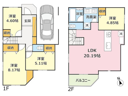 ���} �����v�����ၟ�����ʐρF96.46m2