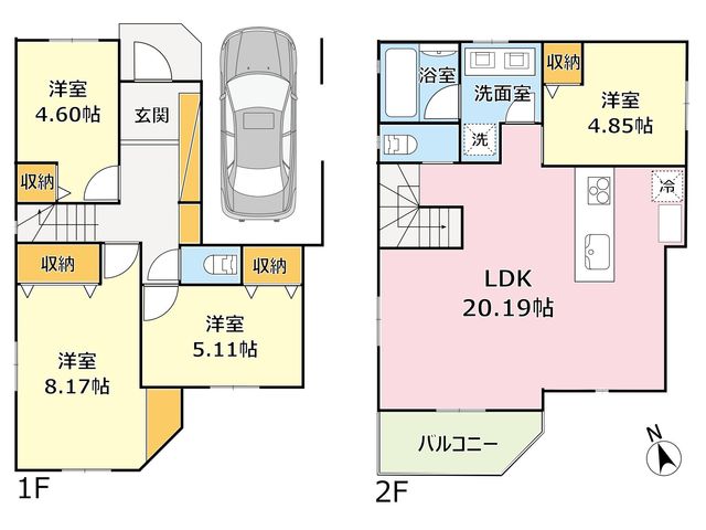 ���} �����v�����ၟ�����ʐρF96.46m2