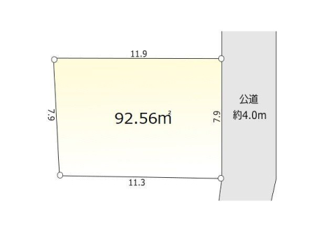 ���} �~�n�ʐϖ�92.56m2