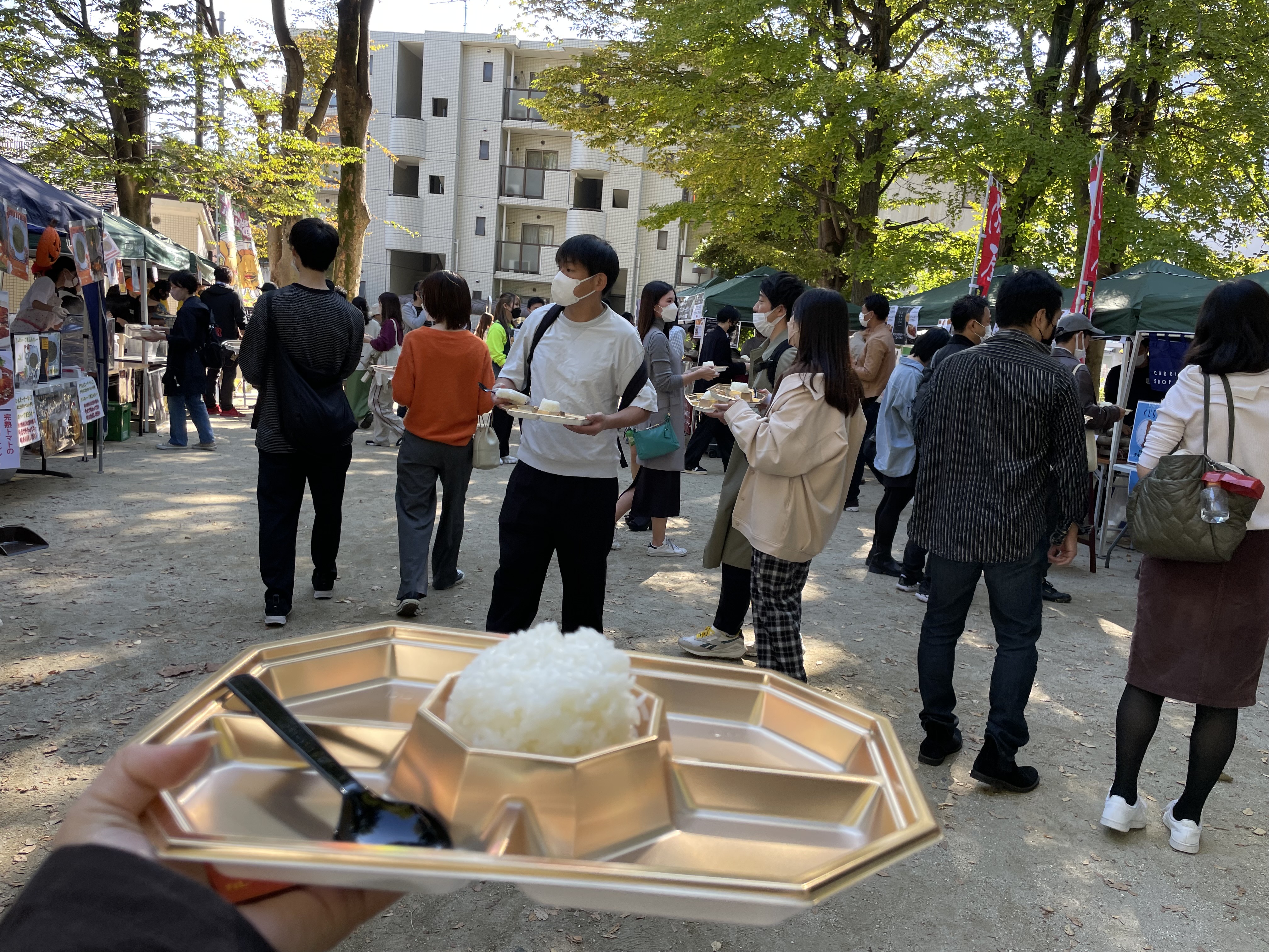 杉並区高円寺　高円寺フェス　カレーなる戦い