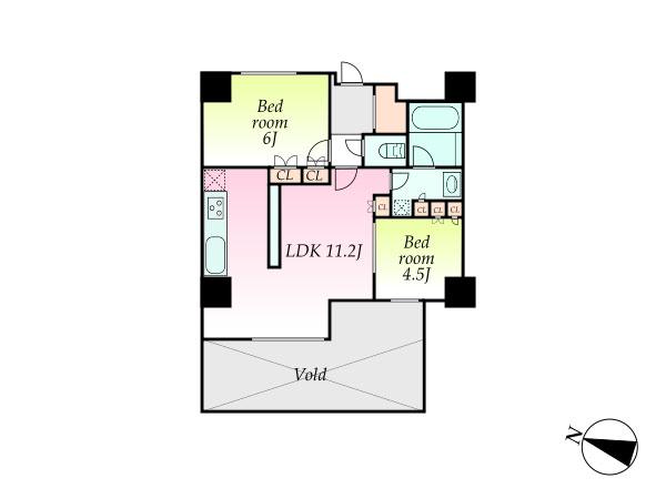 杉並区阿佐谷南3丁目中古マンション（間取り）