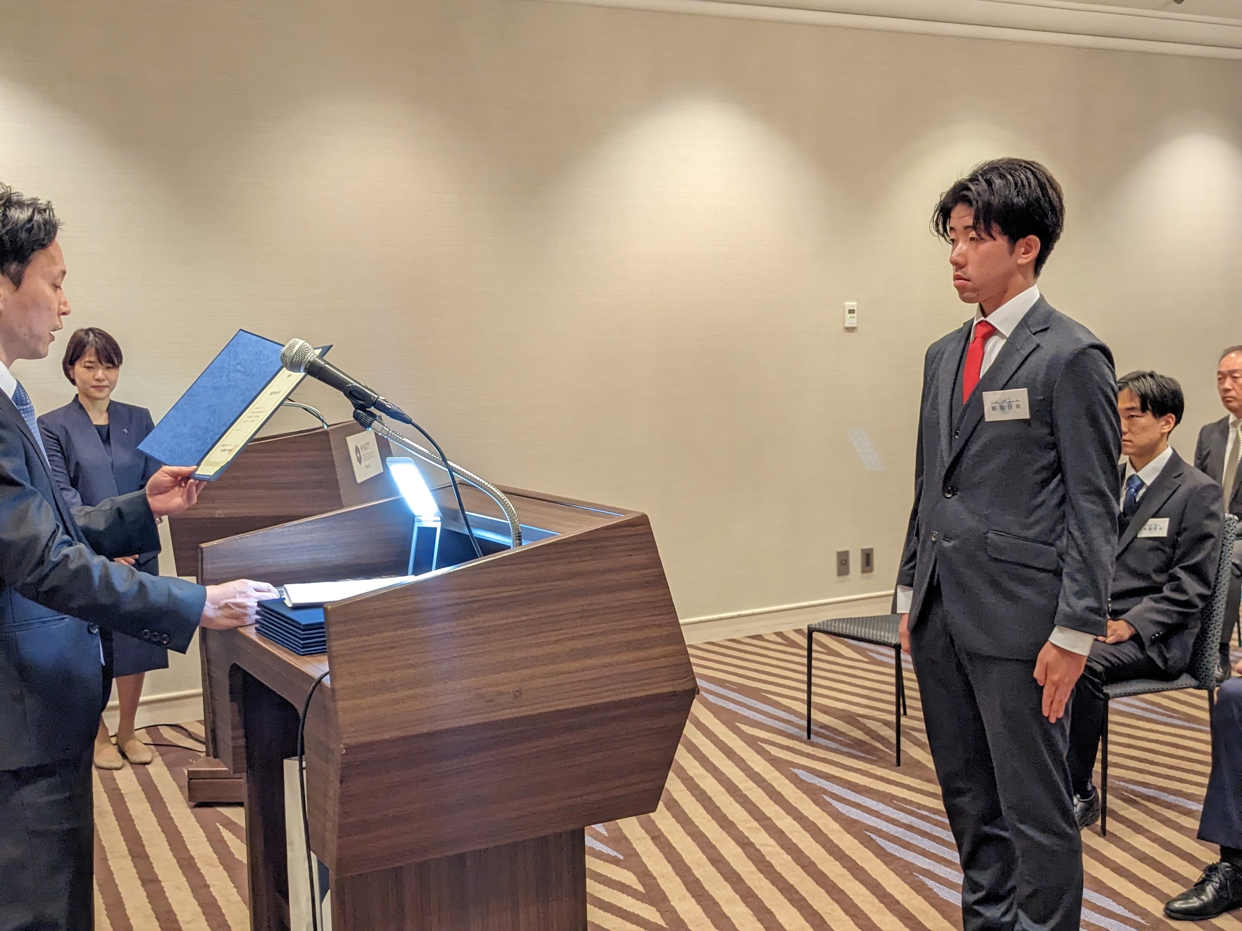 2025年　内定式　桜　ハイアットリージェンシー東京　高円寺　不動産