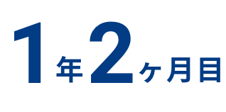 1年2ヶ月目