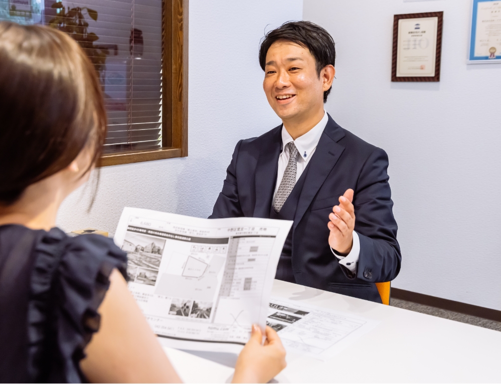 インタビュー中の画像