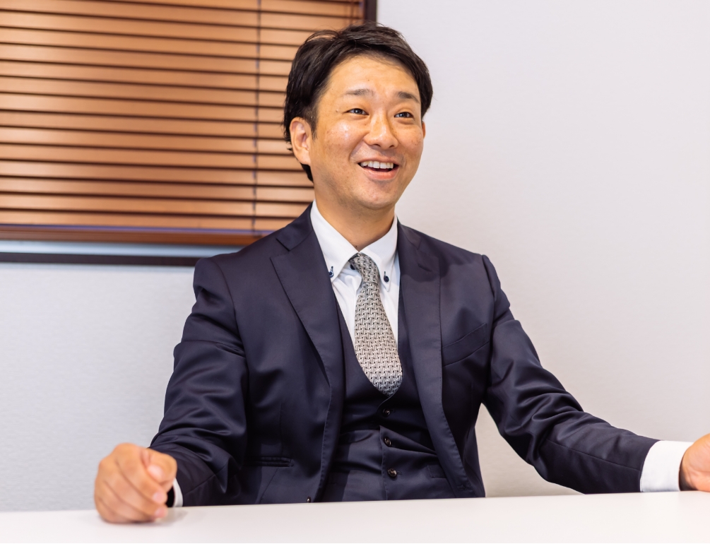 インタビュー中の画像