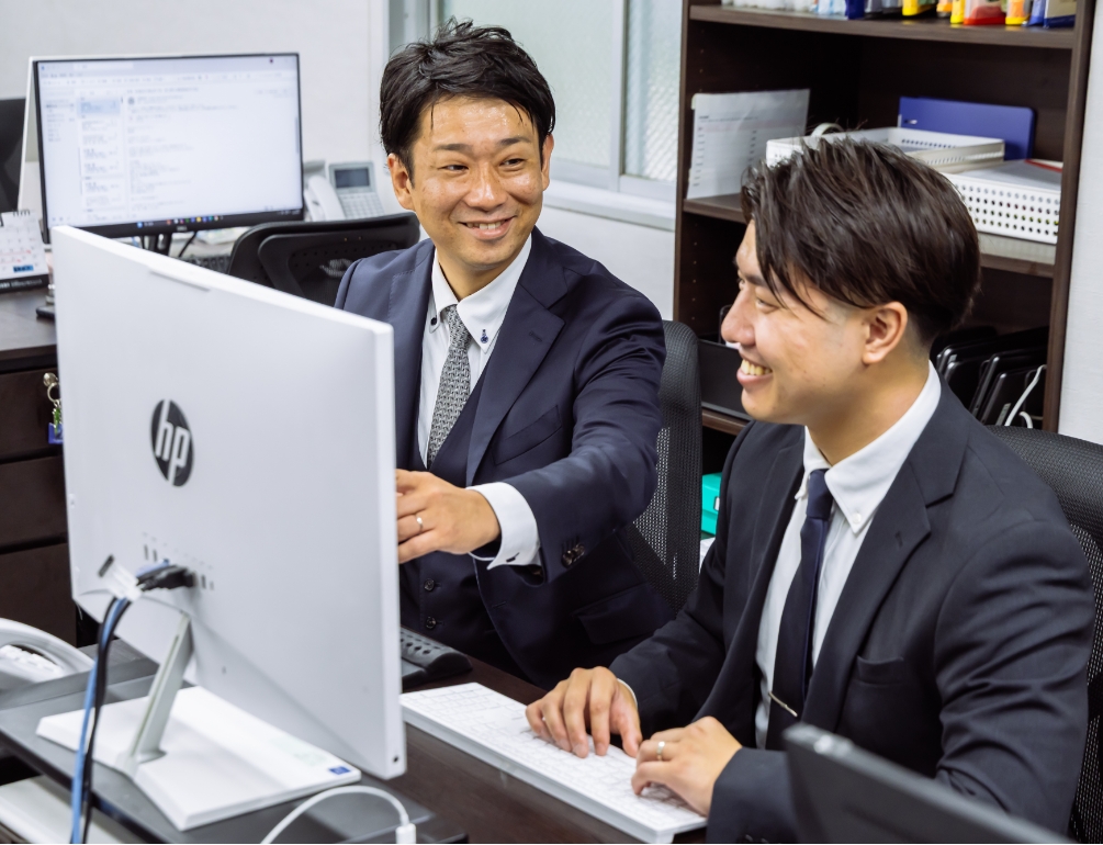 インタビュー中の画像