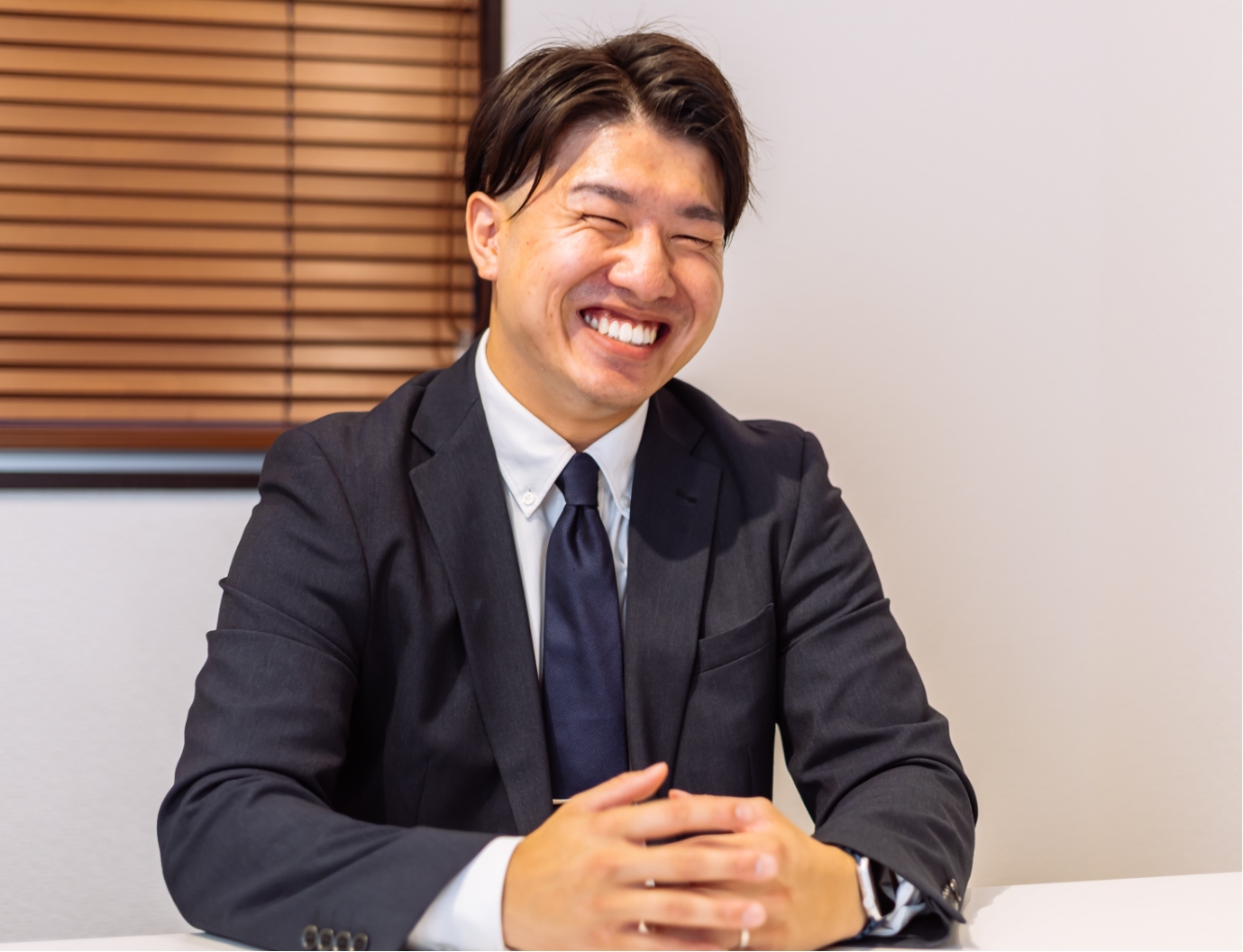 インタビュー中の画像