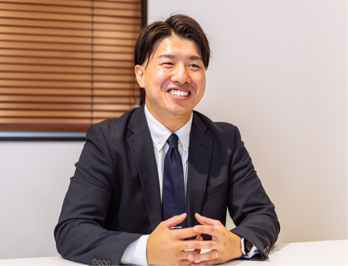 インタビュー中の画像